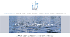 Desktop Screenshot of cambridgesportlakes.org.uk